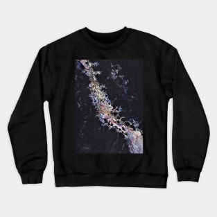 Colour Bursts Through Crewneck Sweatshirt